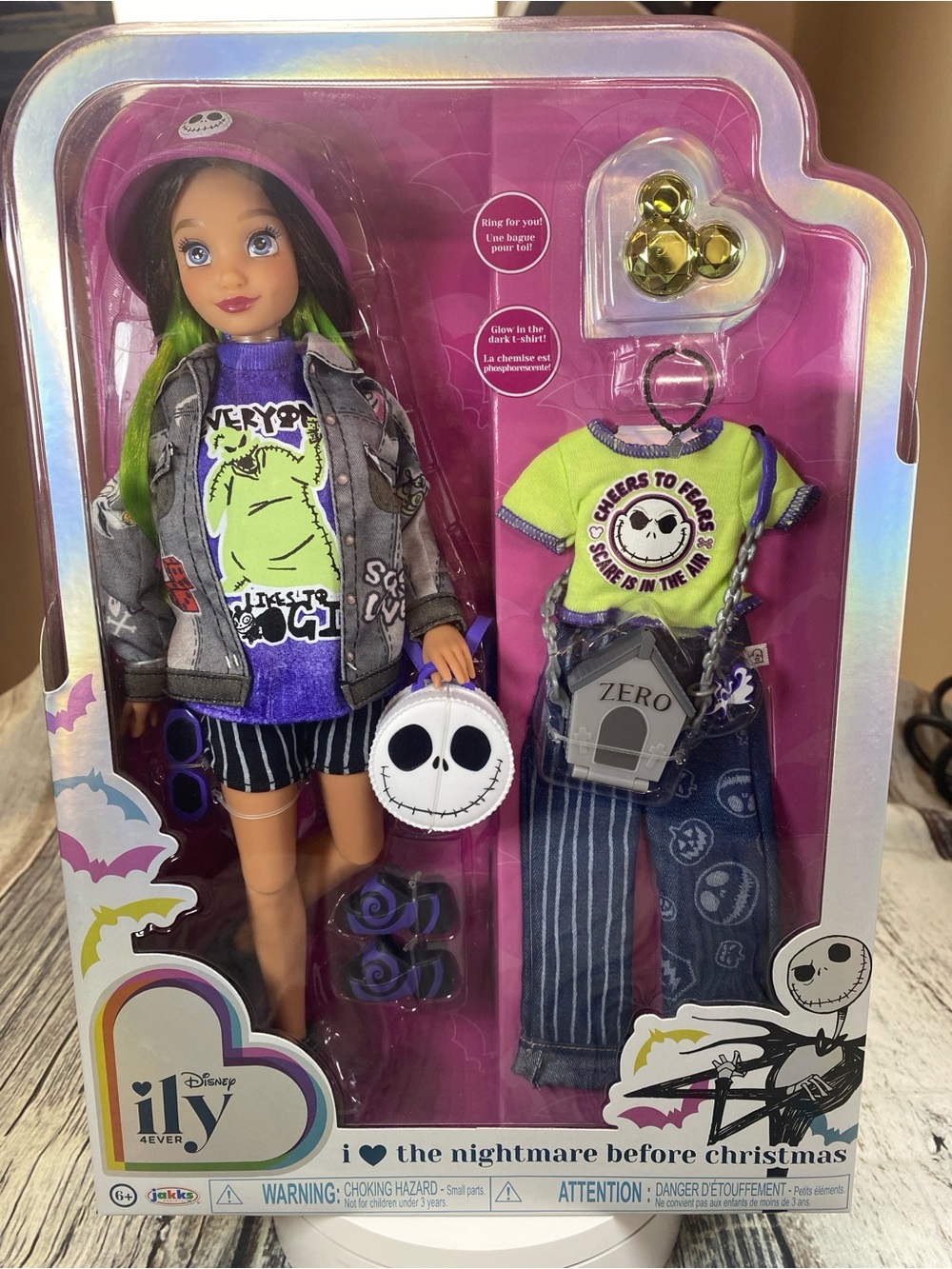 Disney ily 4EVER Nightmare Before Christmas Doll Jack Skellington NIB